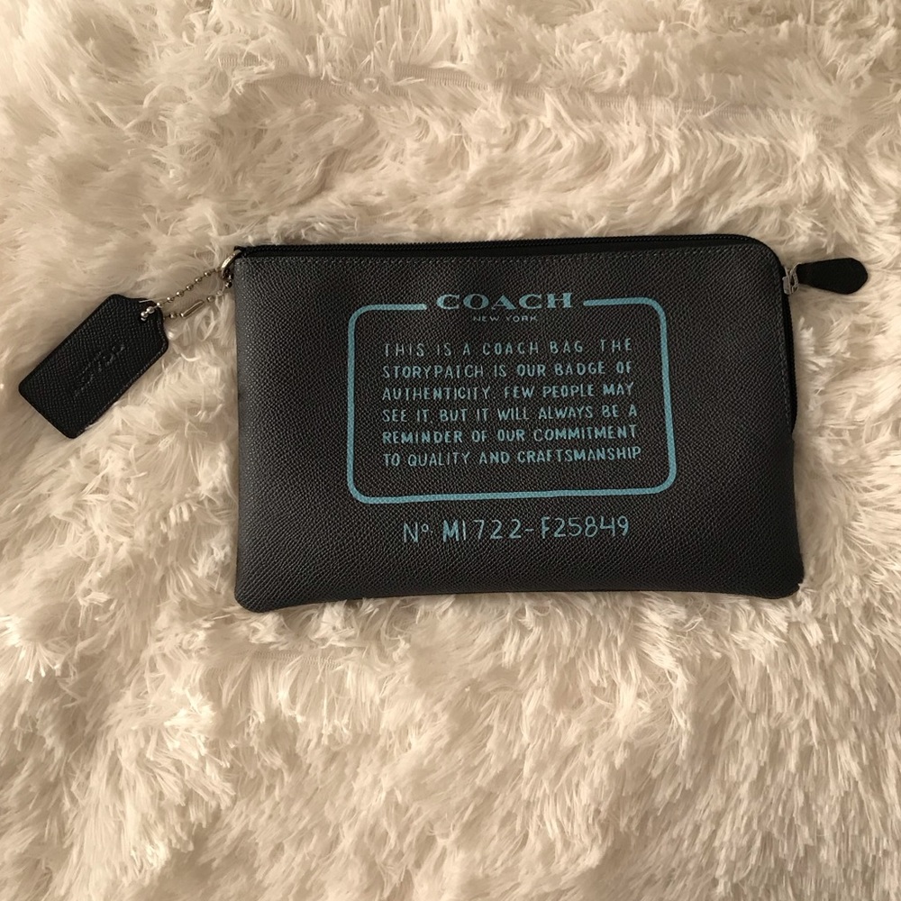 Coach Story Patch Clutch